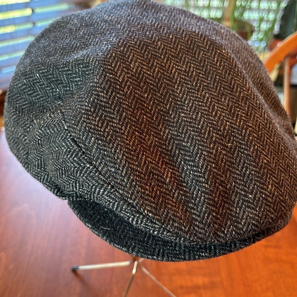 Vintage Bailey Wool Cabbie Hat - XL